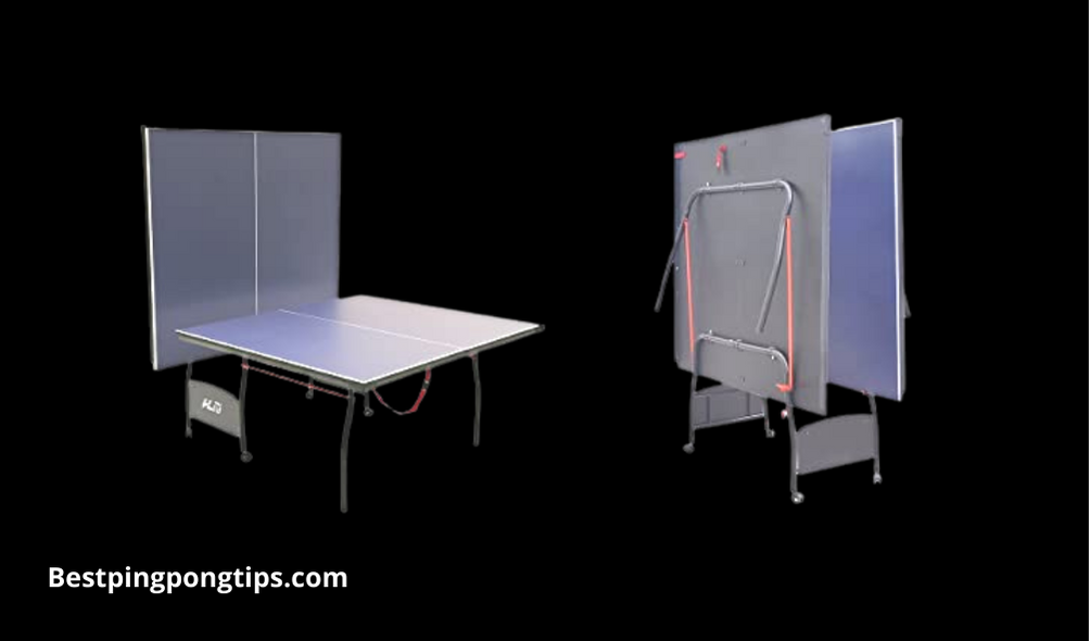 Folding ping pong table