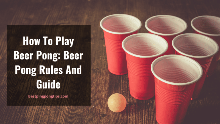 Beer Pong Rules